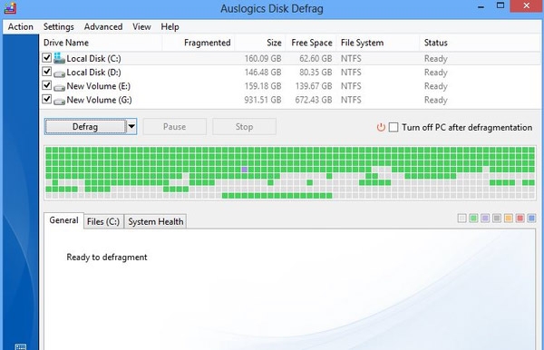 auslogics disc defrag download