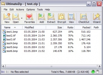 ultimatezip 7 archive files